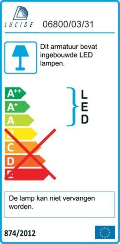 Lucide Joe Led Tafellamp - Wit -Buiten En Tuinen Winkel 06800 03 31 dv