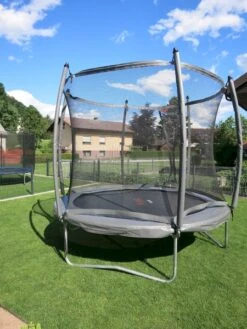 Avyna Pro-Line Trampoline Met Net En Ladder - Ø365 Cm - Grijs -Buiten En Tuinen Winkel 1900 1425 avgr 10 combi bd 8