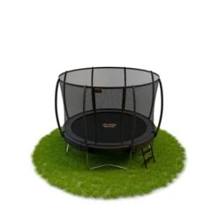 Avyna Pro-Line Trampoline Met Net En Ladder - Ø430 Cm - Grijs -Buiten En Tuinen Winkel 1900 1900 avgr 12 14 combi bd gras 1