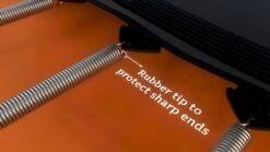 Avyna Pro-Line Flatground Trampoline - 305 X 225 Cm - Grijs -Buiten En Tuinen Winkel 1900 3374 spring cap small