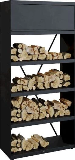 OFYR Wood Storage Black 100