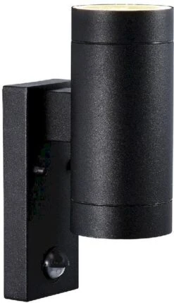 Nordlux Tin Maxi Duo Sensor GU10 Wandlamp Zwart