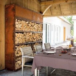 OFYR Wood Storage Corten 200 -Buiten En Tuinen Winkel 900 900 ofyr 1902 1
