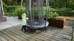 EXIT TOYS Exit Tiggy Junior 140 Cm Trampoline Met Net - Zwart/grijs -Buiten En Tuinen Winkel exit 10 00 70 00 int 10 resultaat