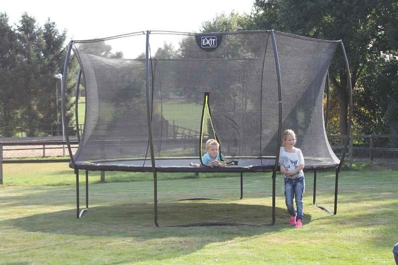 EXIT TOYS Exit Silhouette Trampoline Met Net - Ø 366 Cm - Zwart 10 EXIT TOYS Exit Silhouette Trampoline Met Net - Ø 366 Cm - Zwart - Afbeelding 10