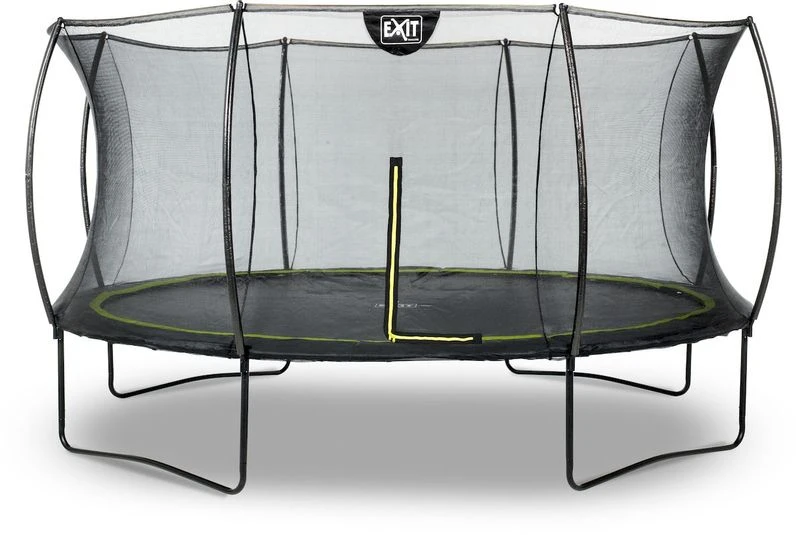 EXIT TOYS Exit Silhouette Trampoline Met Net - Ø 427 Cm - Zwart 1 EXIT TOYS Exit Silhouette Trampoline Met Net - Ø 427 Cm - Zwart