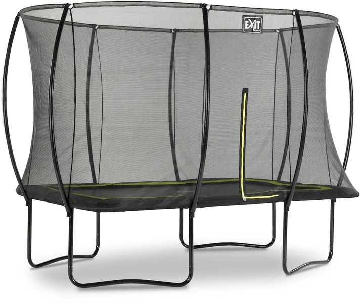 EXIT TOYS Exit Silhouette Trampoline Met Net - 305 X 214 Cm - Zwart 2 EXIT TOYS Exit Silhouette Trampoline Met Net - 305 X 214 Cm - Zwart - Afbeelding 2