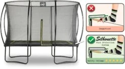 EXIT TOYS Exit Silhouette Trampoline Met Net - 305 X 214 Cm - Zwart 11 EXIT TOYS Exit Silhouette Trampoline Met Net - 305 X 214 Cm - Zwart -Buiten En Tuinen Winkel exit 12 93 70 00 int 4 resultaat