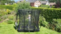 EXIT TOYS Exit Silhouette InGround Trampoline Met Net - 214 X 153 Cm - Zwart -Buiten En Tuinen Winkel exit 12 95 57 00 int 12 resultaat