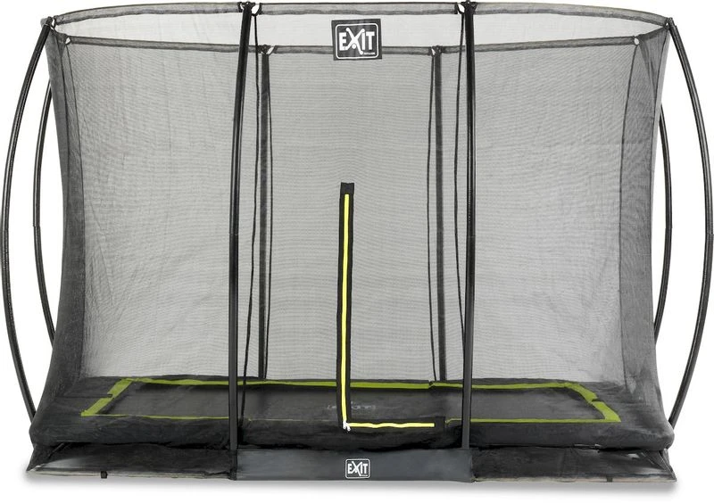 EXIT TOYS Exit Silhouette InGround Trampoline Met Net - 305 X 214 Cm - Zwart 1 EXIT TOYS Exit Silhouette InGround Trampoline Met Net - 305 X 214 Cm - Zwart