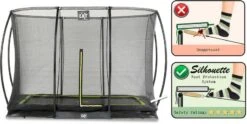 EXIT TOYS Exit Silhouette InGround Trampoline Met Net - 305 X 214 Cm - Zwart 13 EXIT TOYS Exit Silhouette InGround Trampoline Met Net - 305 X 214 Cm - Zwart -Buiten En Tuinen Winkel exit 12 95 70 00 int 5 resultaat
