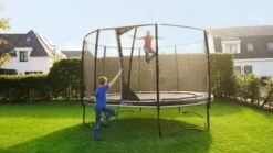 EXIT TOYS Exit PeakPro Trampoline Met Net En Ladder - Ø 366 Cm - Zwart -Buiten En Tuinen Winkel exit peakpro trampoline met net en ladder 366 cm zwart 5