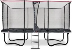 EXIT TOYS Exit PeakPro Trampoline Met Net En Ladder - 427 X 244 Cm - Zwart