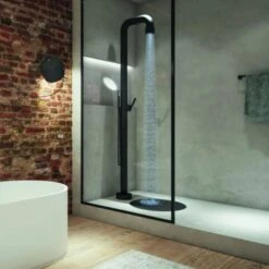 JEE-O Soho 01 Buitendouche - Matzwart RVS -Buiten En Tuinen Winkel jee o soho 01 zwart