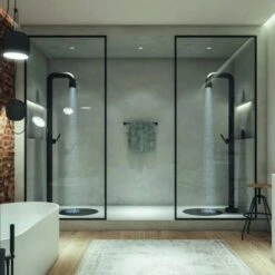 JEE-O Soho 02 Buitendouche - Matzwart RVS -Buiten En Tuinen Winkel jee o soho 02 zwart