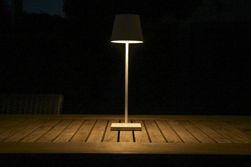 Lucide Justin Led Tafellamp - Wit 4 Lucide Justin Led Tafellamp - Wit - Afbeelding 4