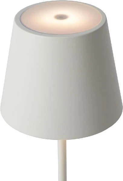 Lucide Justin Led Tafellamp - Wit 5 Lucide Justin Led Tafellamp - Wit - Afbeelding 5