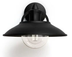 Philips MyGarden Cormorant E27 Wandlamp - Zwart