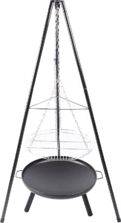 RedFire El Paso BBQ Driepoot Met Vuurschaal