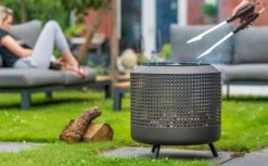 RedFire Midland Vuurkorf Met BBQ Grill -Buiten En Tuinen Winkel redfire midland vuurkorf met bbq grill 7